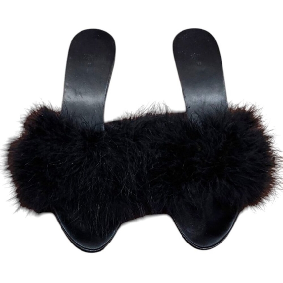 ZARA Feather Sandals Size EU 40/US 9.5 - Picture 3 of 13